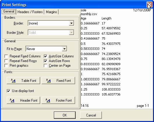Print dialog box